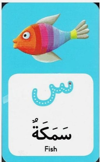 Flash Cards + Wipe-Clean Pen/بطاقات لتعلم الكلمات العربية