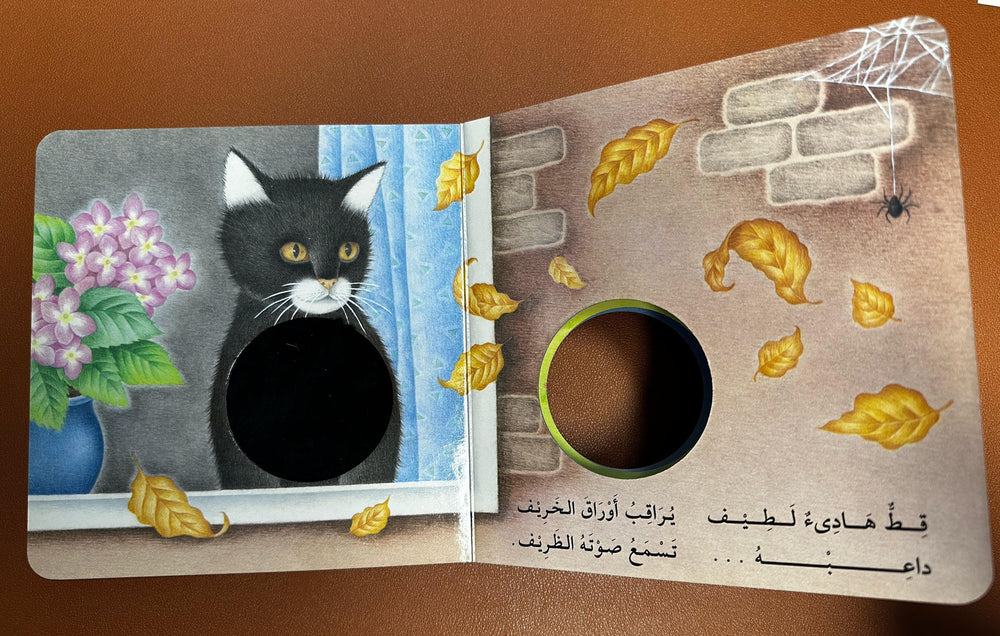 Featuring a soft, fluffy cover that mimics a cat’s fur, this book invites kids to touch and experience the tactile feel of a cat.
