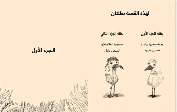 A Swan in The Flamingo Lake /بجعة في بحيرة الفلامنجو