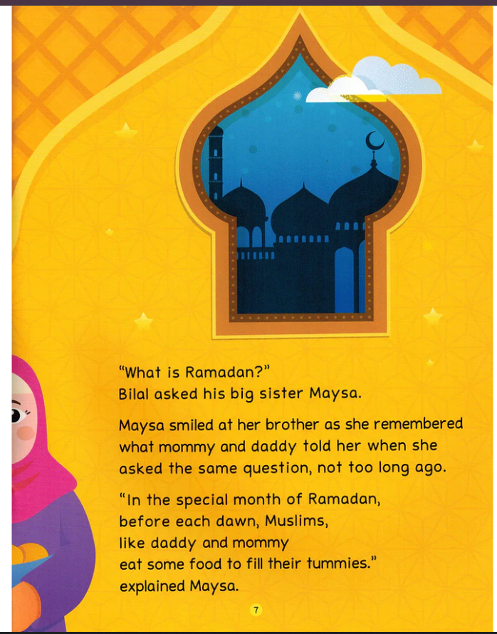 This book helps children understand the deeper spiritual significance of the month while building meaningful values that extend far beyond the fasting period itself.