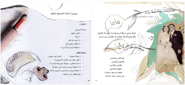 
تأخذنا فرح في رحلة عبر الزمان والمكان مع تيتا و بابتشا. سواء أكانت لمة العائلة مصرية أم سورية أم بولندية، فإن الطعام الشهي الممزوج بالحب لديه هذه القدرة السحرية على غزل الروابط و الذكريات في قلوبنا جميعا عبر الحدود بل ويحمل في طياته الحكايات  التي تتخلل الروح