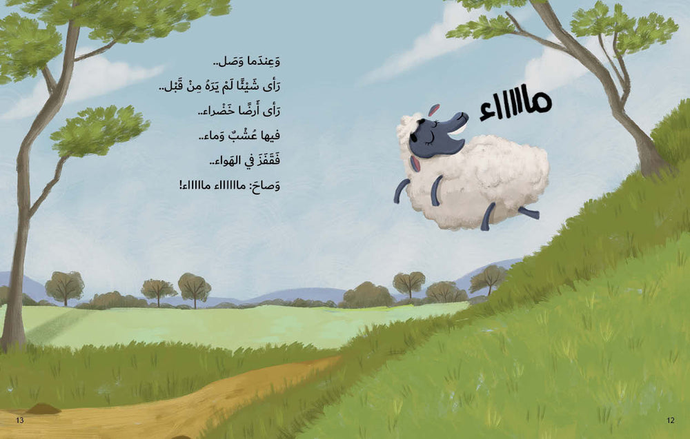 Laflouf is an inquisitive sheep who loves to search and explore. He goes out with the shepherd and the sheep every day to graze on dry land that has a small amount of grass. One day Laflouf runs away… Where did Laflouf go?